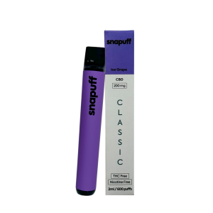 VAPE PEN SNAPUFF CLASSIC ICE GRAPE CBD 200 mg