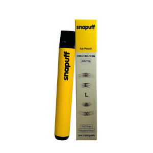 VAPE PEN SNAPUFF RELAX ICE PEACH CBD/CBG/CBN mg